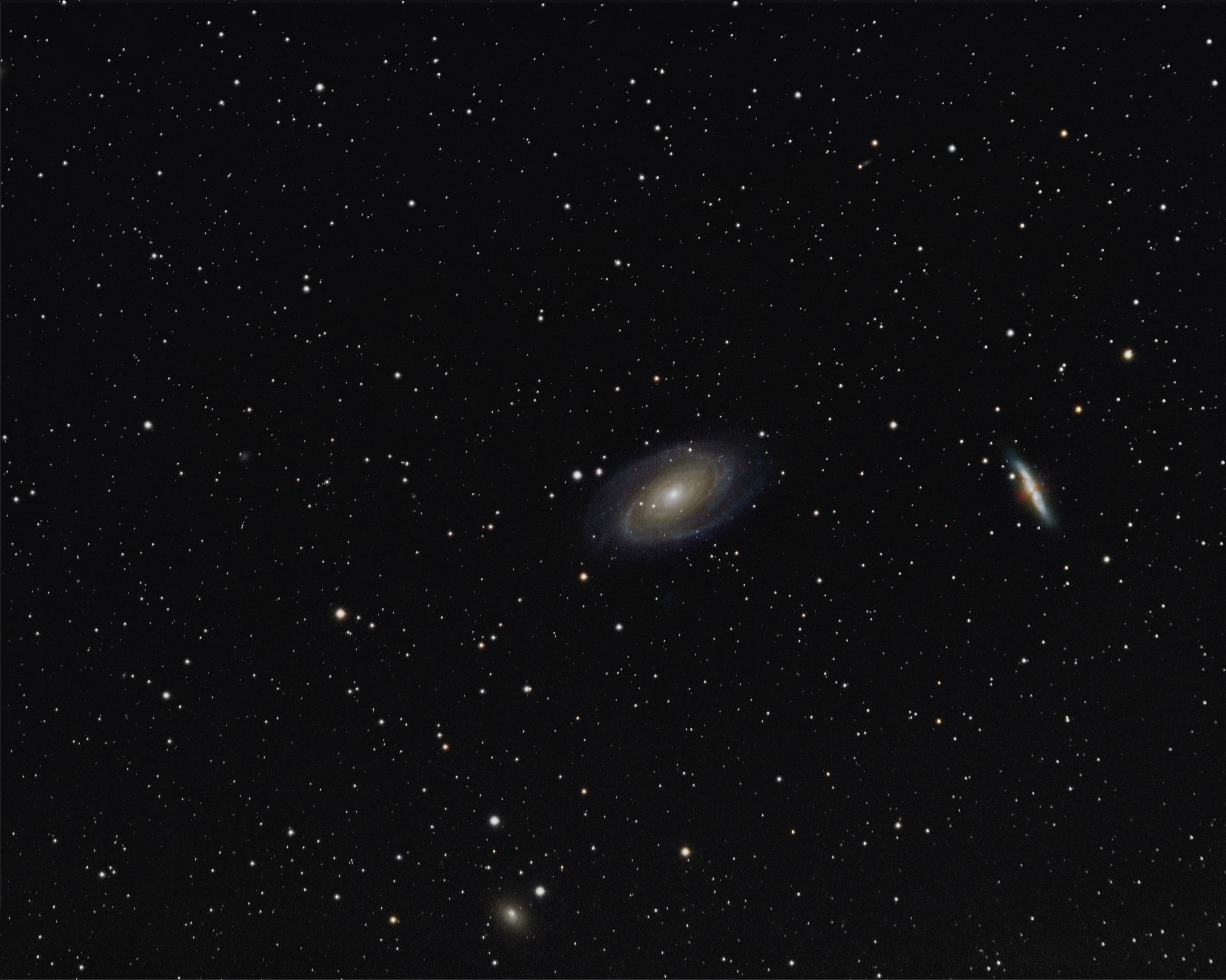 M81, M82 und NGC3077